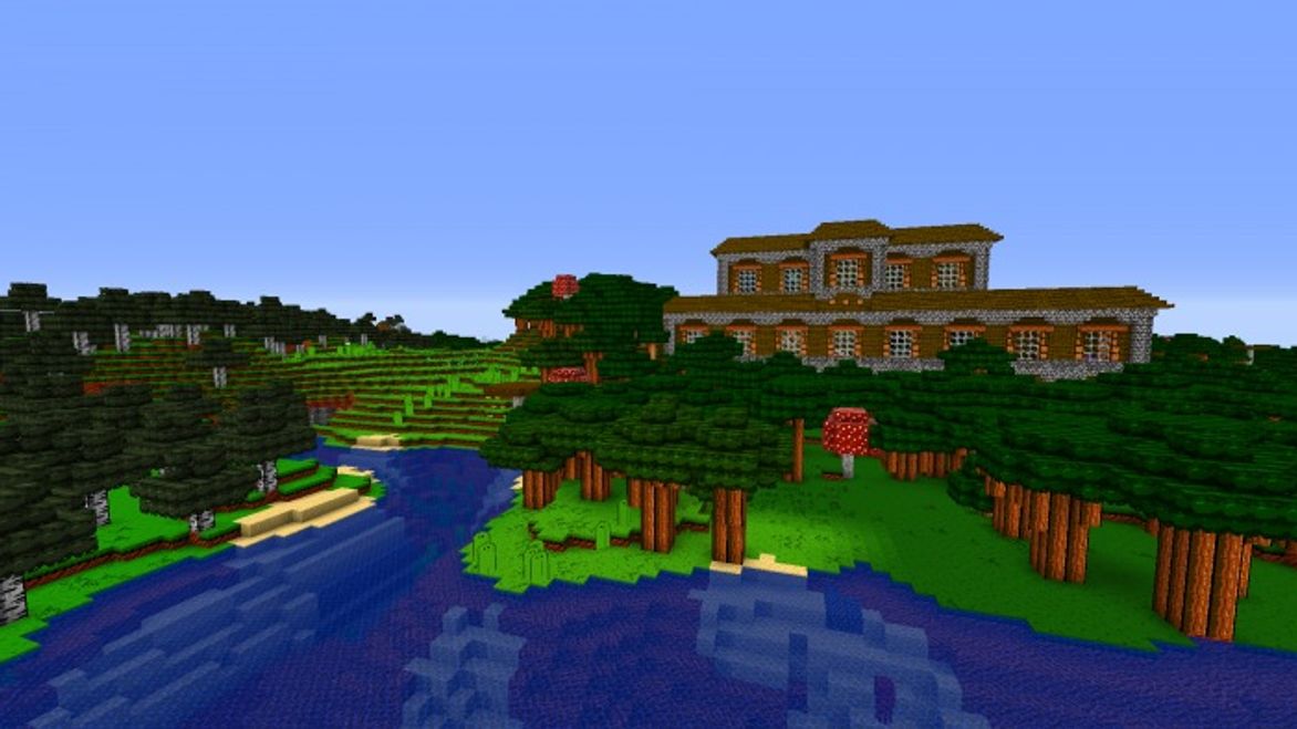 Image of Minecraft scenery