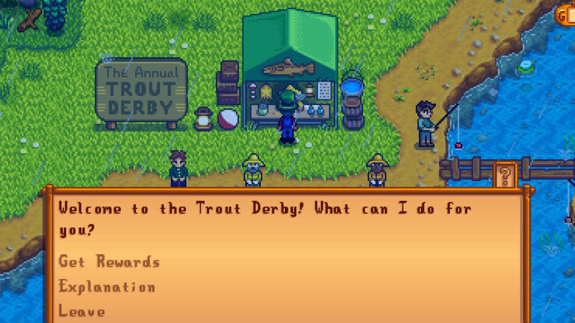 Stardew Valley: Trout Derby Festival Guide