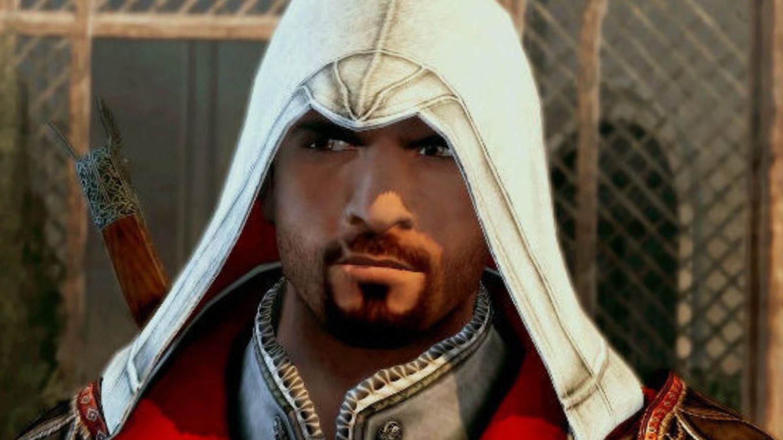 A portrait of ezio from assassins creed