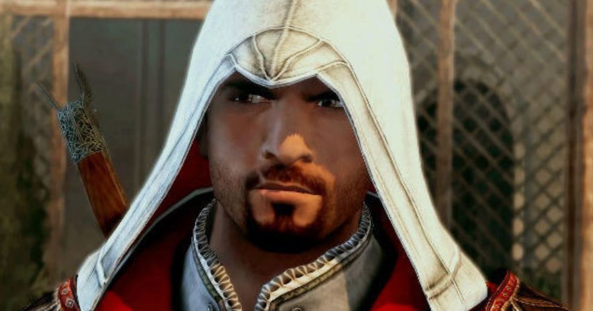 A portrait of ezio from assassins creed