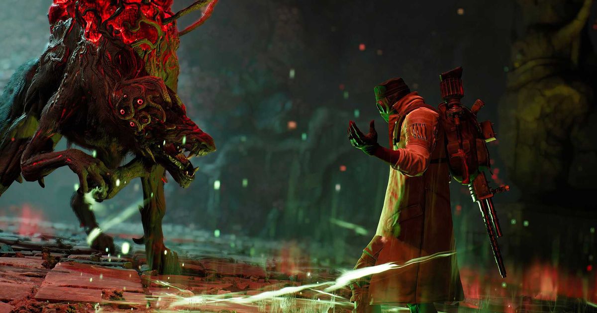 The player character fighting a monster in Remnant 2.