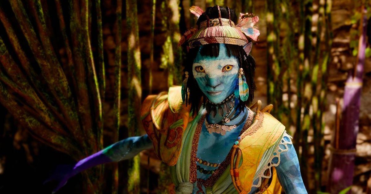 A Na'vi in Avatar Frontiers of Pandora.