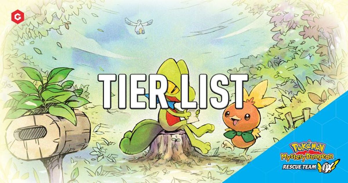 Pokemon Mystery Dungeon DX: Tier List