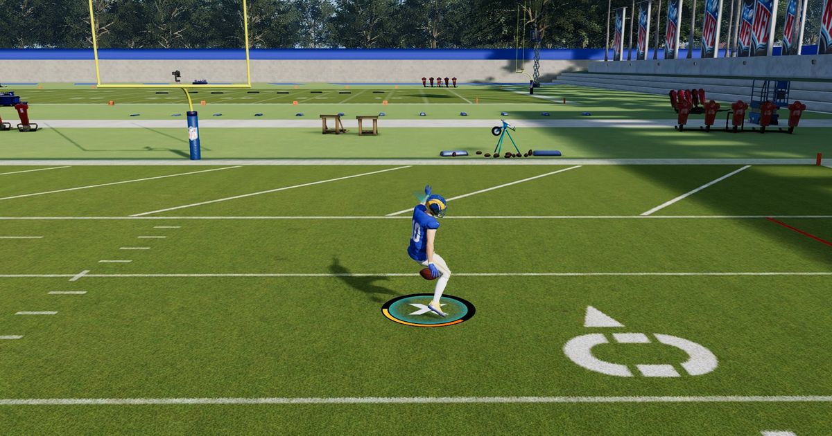 Image of a player performing a celebration run in Madden 23.