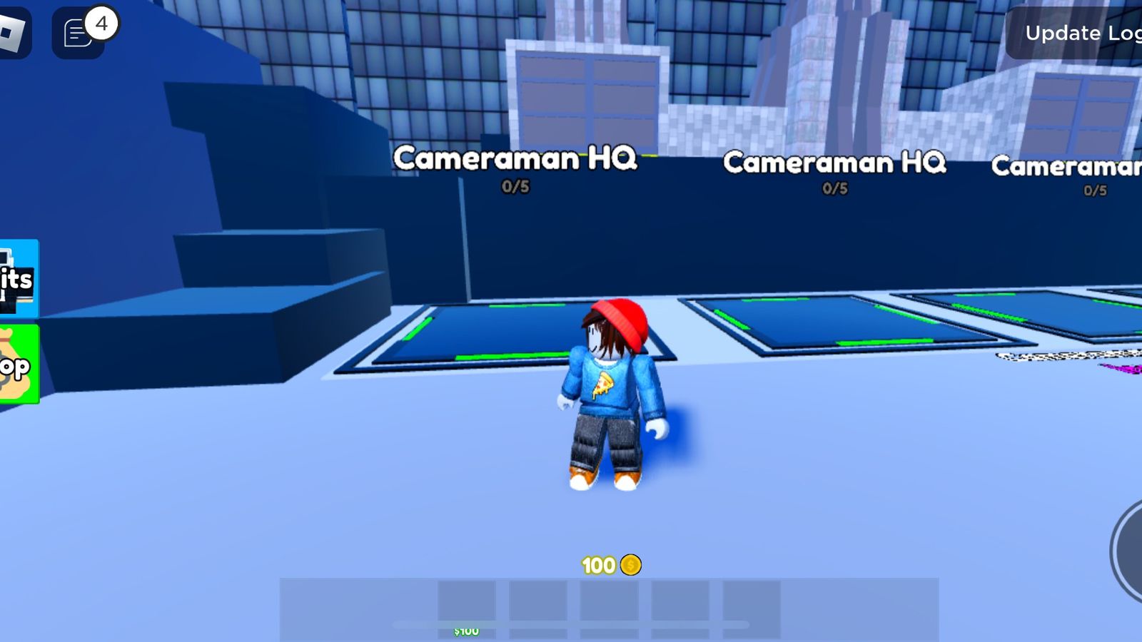 A gameplay snippet from Toilet Tower Defense in Roblox.