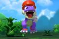 How to Beat Croco in Super Mario RPG - purple dinosaur with a Mario hat