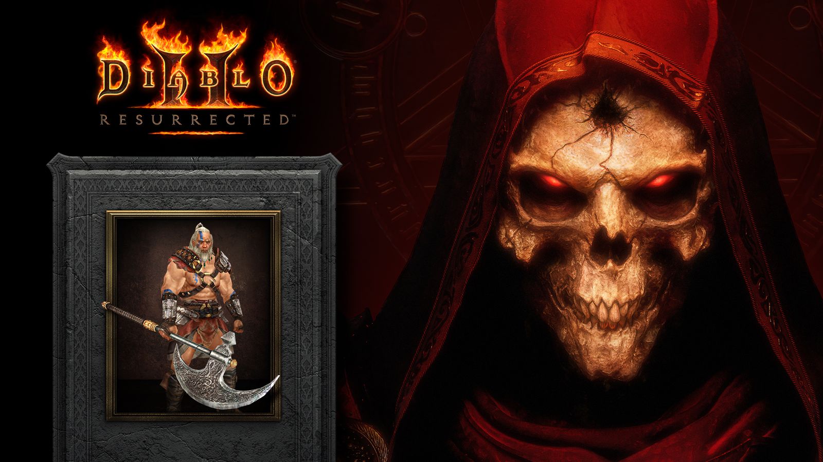 Diablo II themed Barbarian transmog in Dablo 3