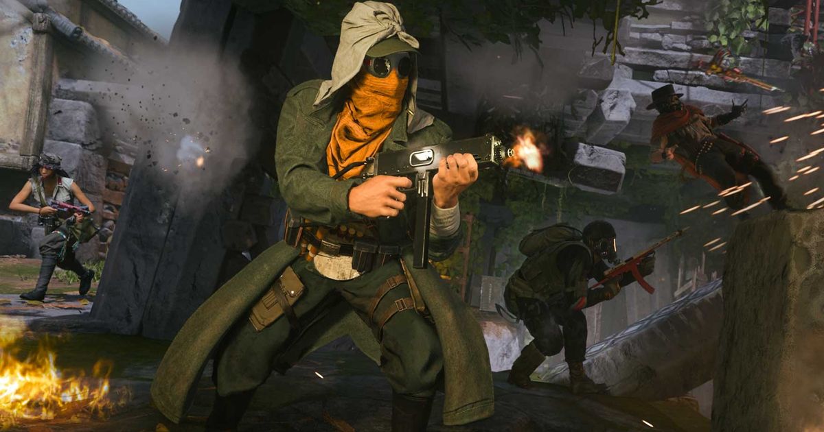 Image showing Warzone players shooting guns
