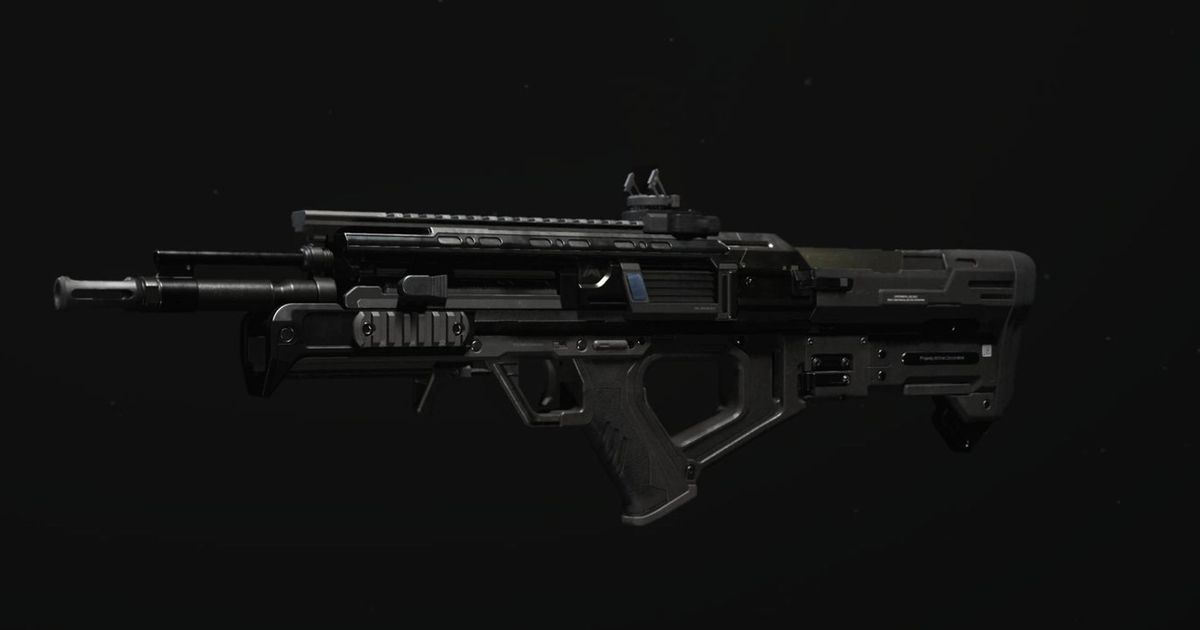 Modern Warfare 3 BAL-27 assault rifle on black background
