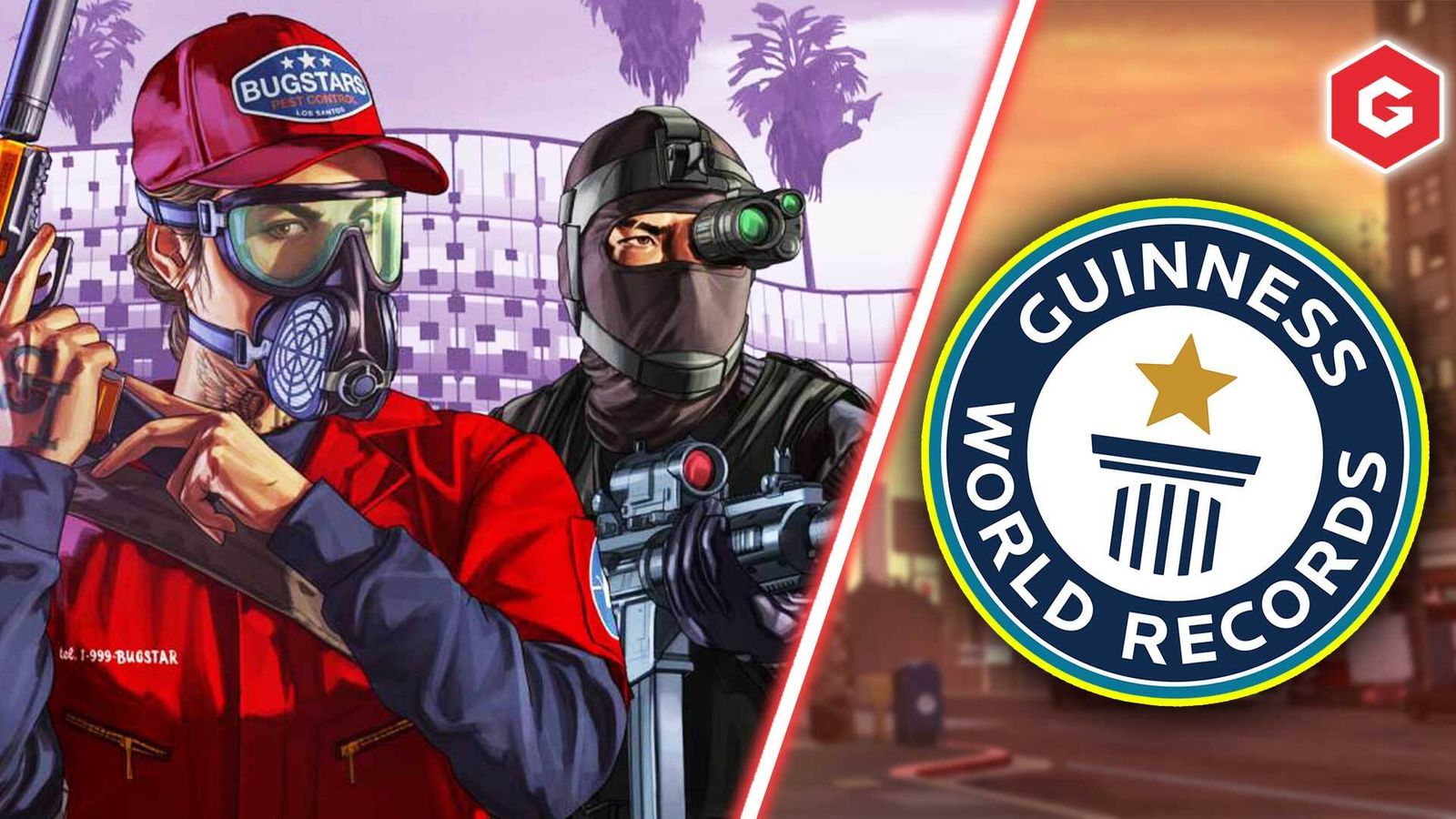 An image of the Guinness World Records logo in GTA Online.