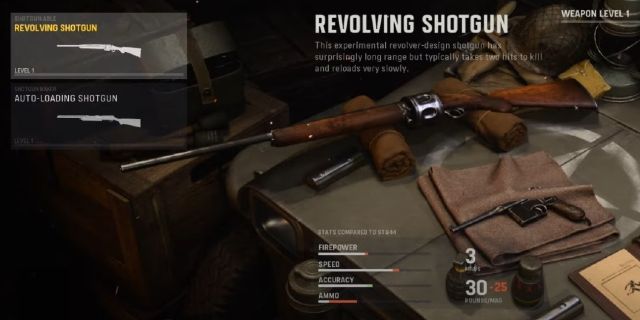 Call of Duty Vanguard Revolving Shotgun