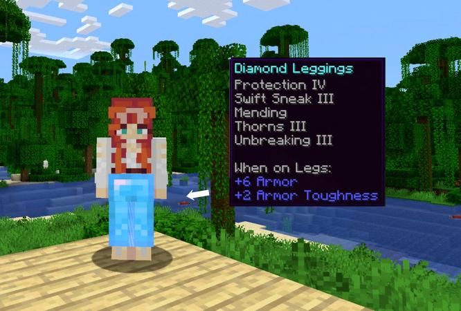 Enchanted Diamond Leggins, How to craft enchanted diamond leggins in  Minecraft