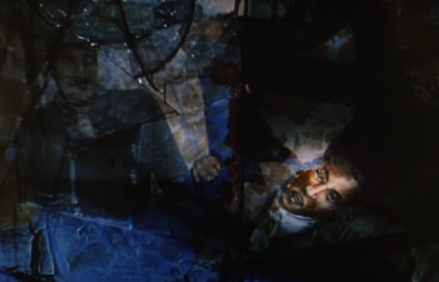 Artwork featured in Candyman, 1992, portraying the urban legend of the killer.