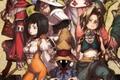 The cast of Final Fantasy 9 all bunched together in a group photo 