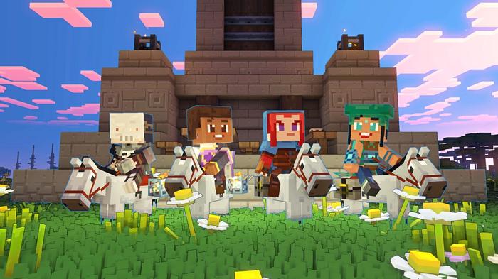 An official image of Minecraft Legends. 