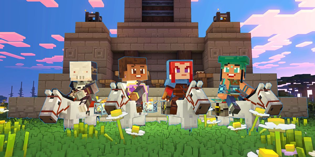 An official image of Minecraft Legends. 