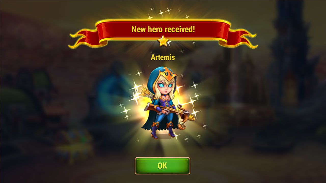 Artemis is the first character you'll add to your Hero Wars teams.