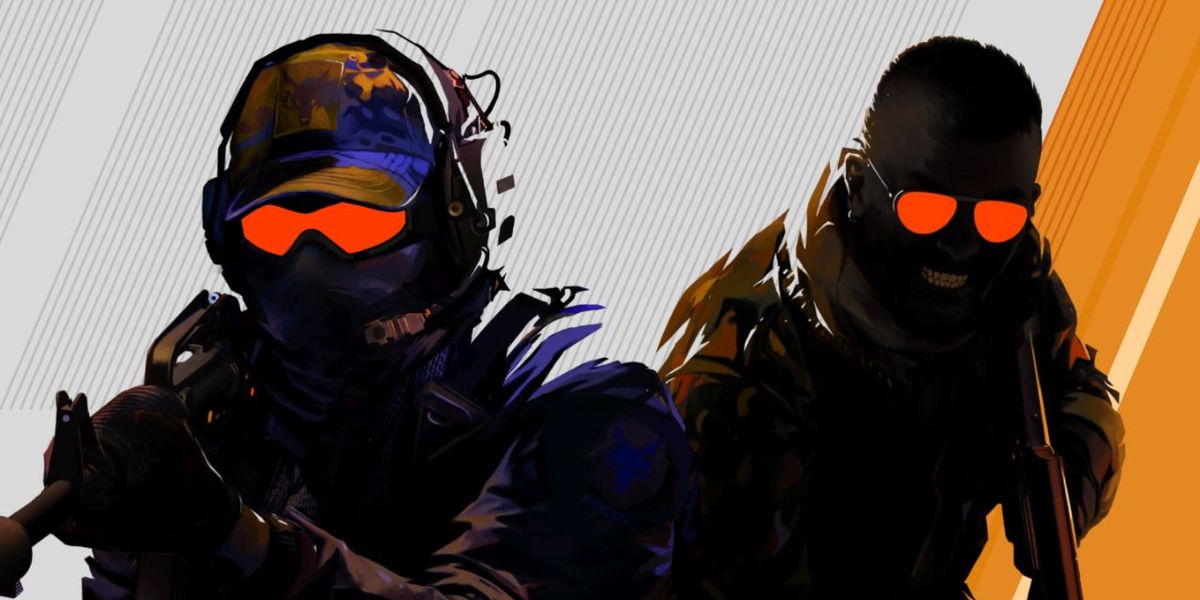 Two Counter Strike 2 characters.