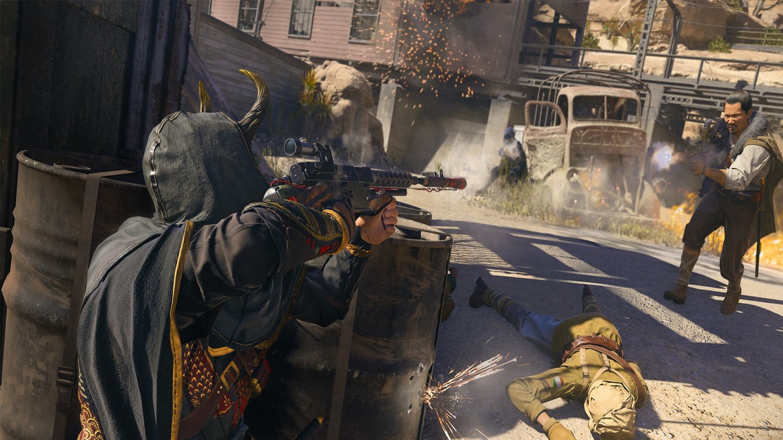 Image showing two Warzone players fighting