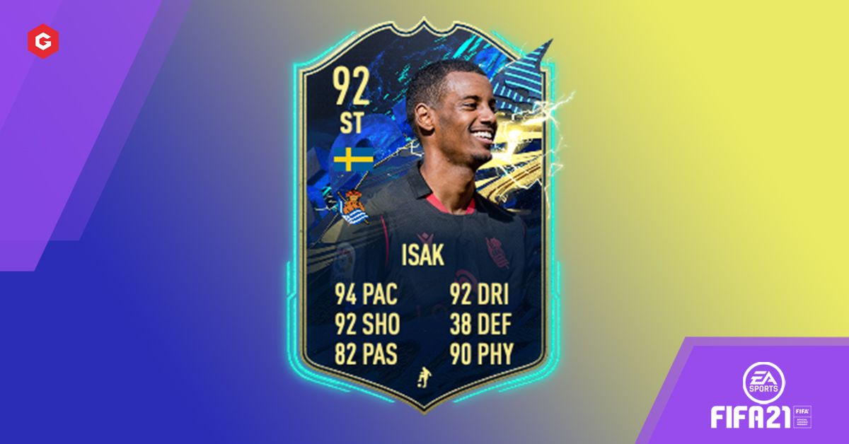 FIFA 21 LaLiga TOTS Alexander Isak Team of the Season Objectives