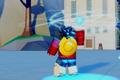 Screenshot from Anime Tales, showing a Roblox character conjuring a blue spell