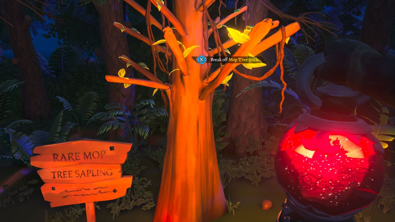Mop tree stick in Sea of Thieves 'Quest for Guybrush'
