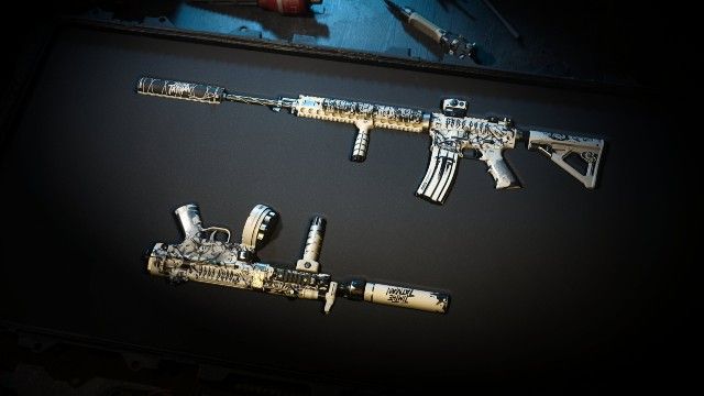 Screenshot of TimtheTatman Operator weapon blueprints in Warzone 2 and Modern Warfare 2 gunsmith
