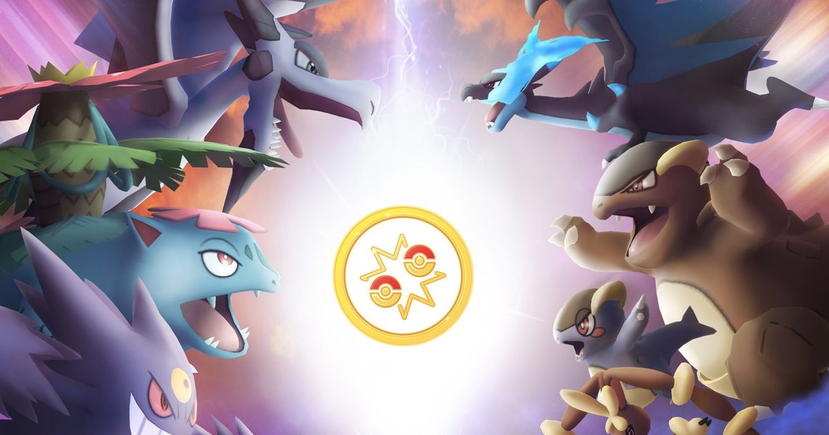 Image of various Pokémon facing off in Pokémon GO.