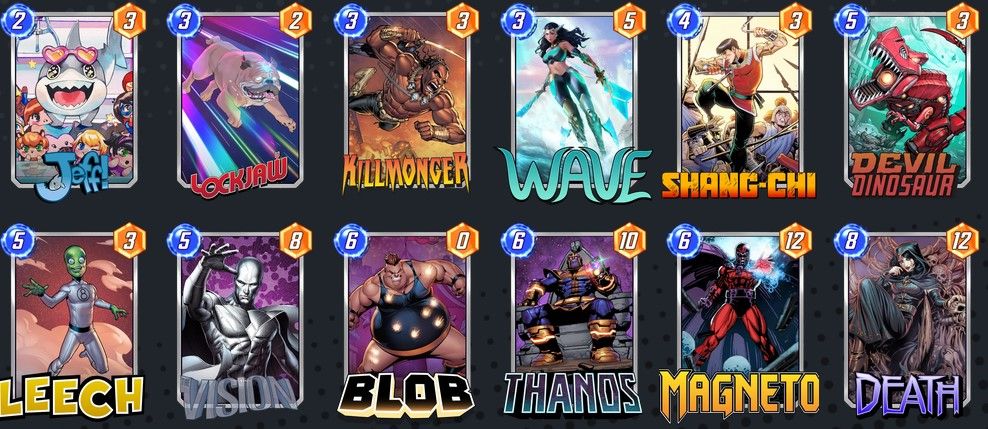 Лучшие колоды Marvel Snap Thanos