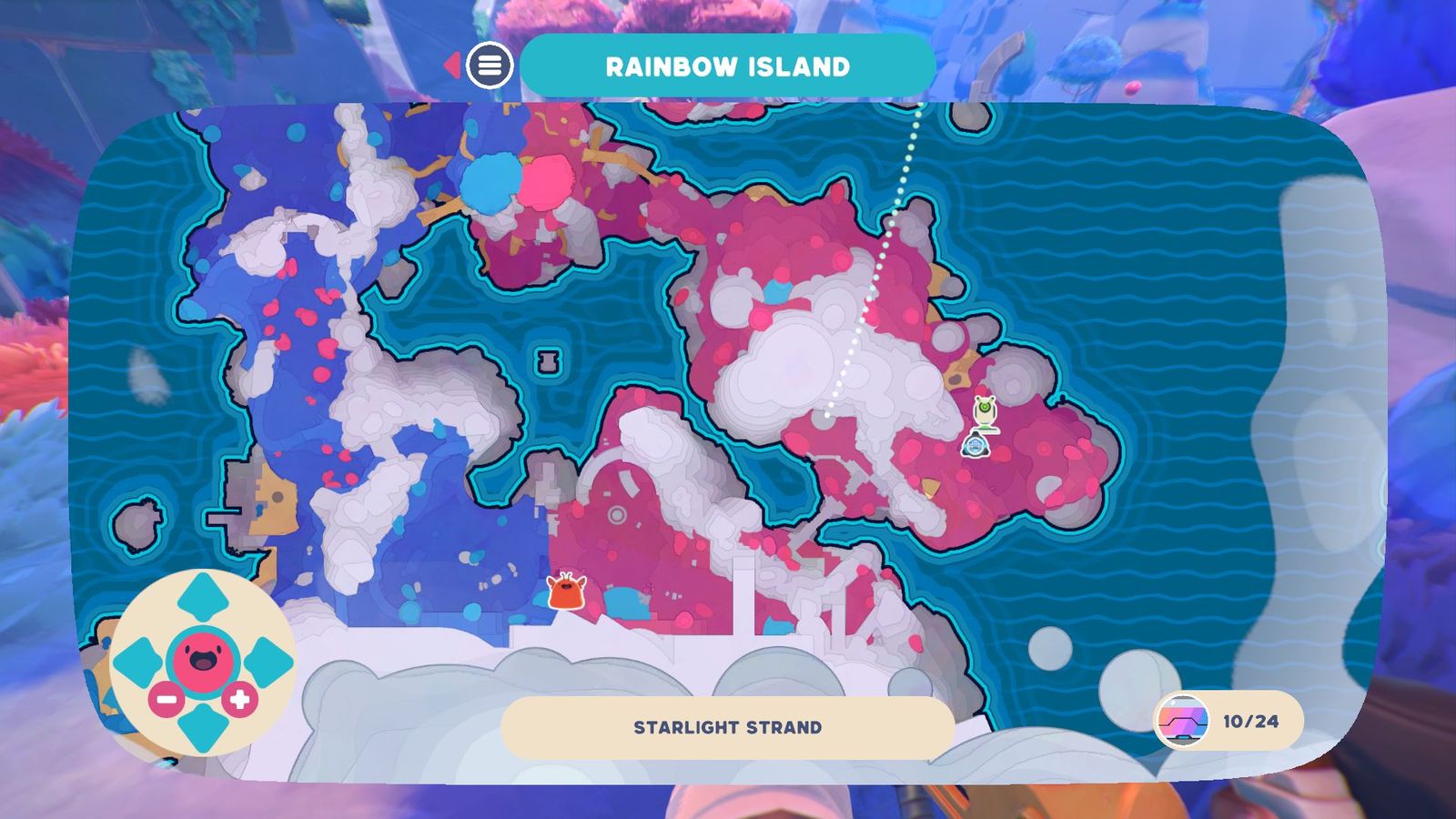 Starlight Strand map