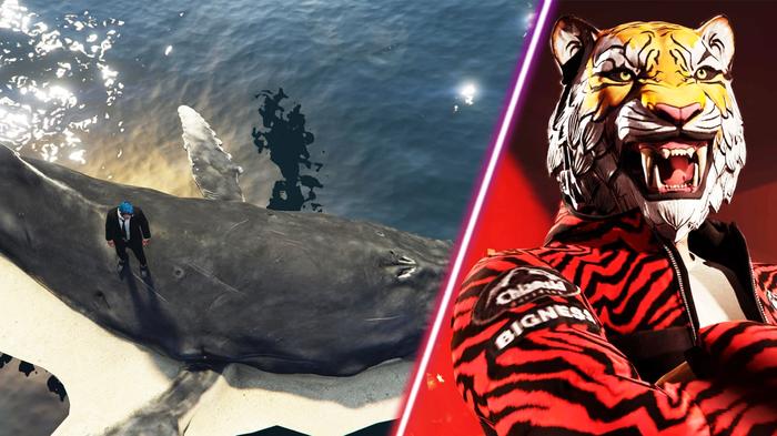 The beached whale glitch in GTA Online.