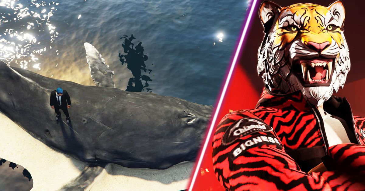The beached whale glitch in GTA Online.