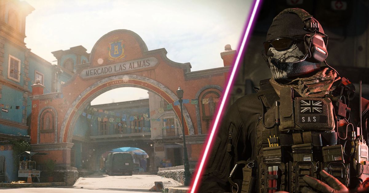 Call of Duty Las Almas archway and Ghost wearing SAS vest