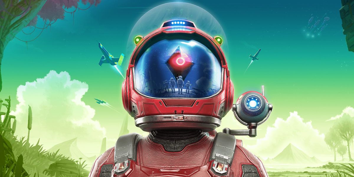 A promotional image of No Man's Sky. 