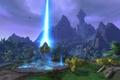 A shot of The Forbidden Reach in World of Warcraft: Dragonflight