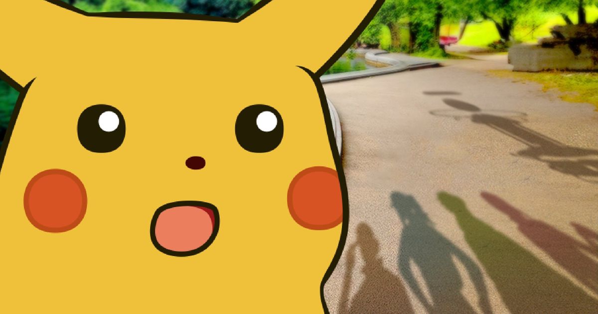 Surprised pikachu on a pokemon go svreenshot with multiplayer snd fourplayer coop