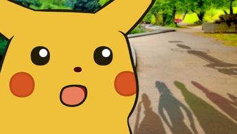 Surprised pikachu on a pokemon go svreenshot with multiplayer snd fourplayer coop
