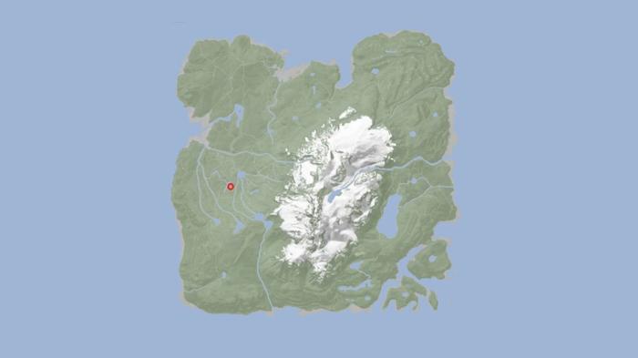 The Cross location on the map in Sons of the Forest.