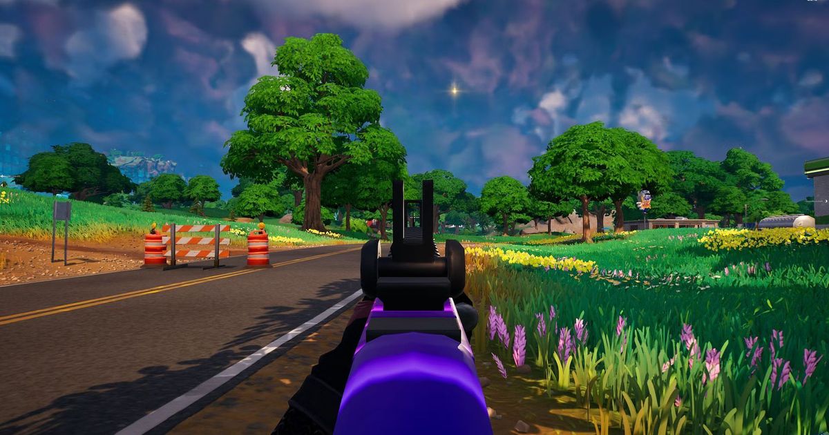 Fortnite in first person