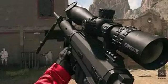 Warzone 2 Intervention sniper rifle