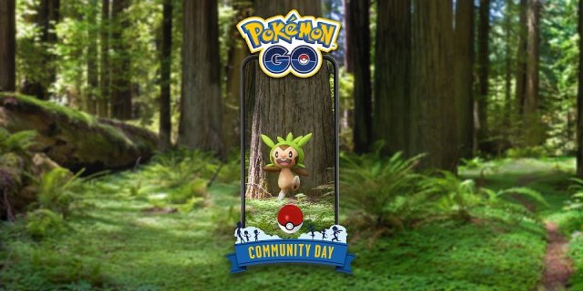 picture of chespin community day in Pokemon Go