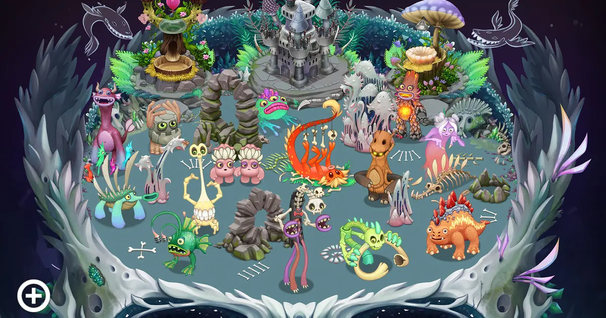 An Island filled with Singing Monsters