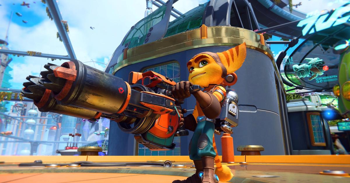 Ratchet, in Ratchet and Clank Rift Apart.