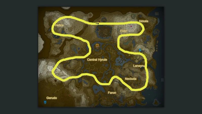 How to Find All Dragons in Tears of the Kingdom - Flight Paths