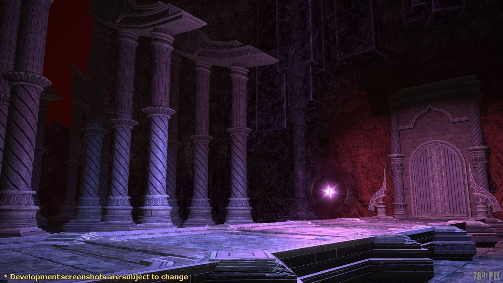 A shot from the Lunar Subterrane dungeon featured in the FFXIV 6.5 patch.