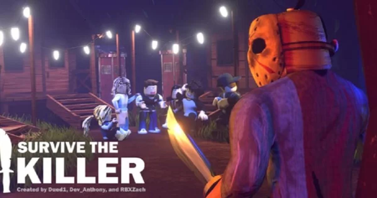 banner for Survive the Killer codes Roblox game