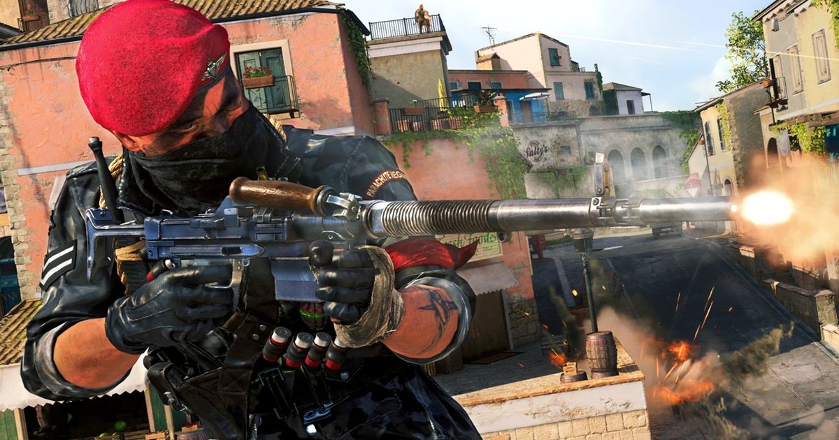 Image showing Butcher firing gun in Call of Duty Warzone