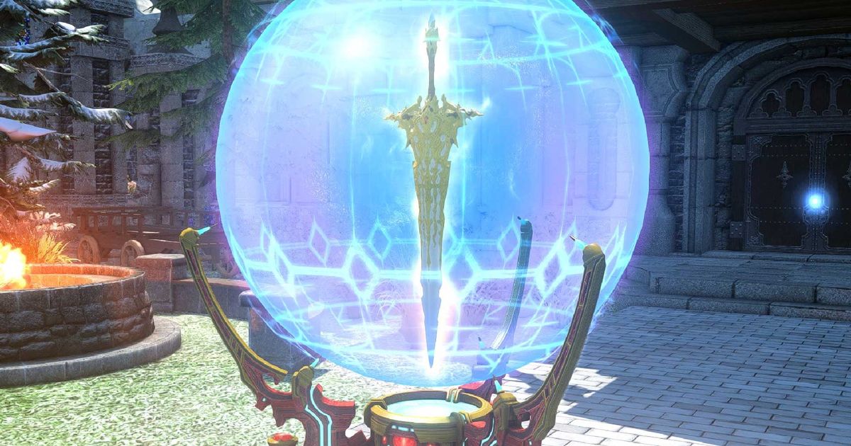 The Orthos Display Stand in FFXIV.