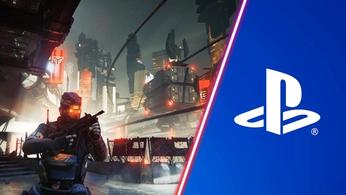 The PlayStation logo and a character from Killzone.