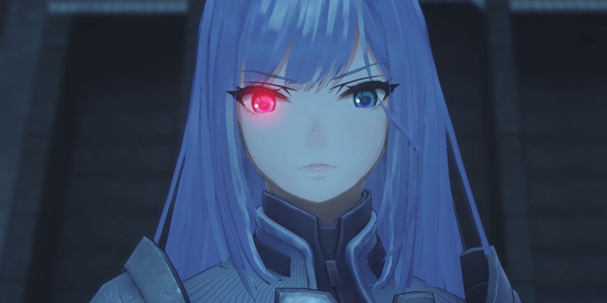 Image of a character with a cybernetic eye in Xenoblade Chronicles 3